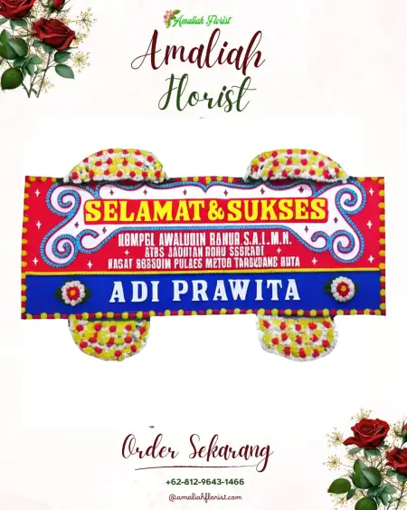 Papan Bunga Ucapan Selamat Sukosono